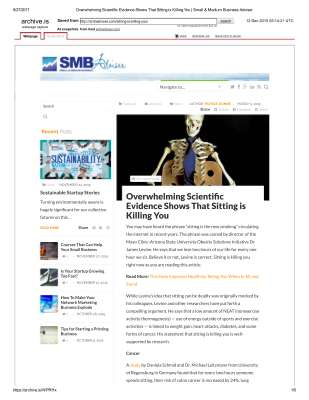 Overwhelming Scientific Evidence Shows That Sitting is Killing You.pdf