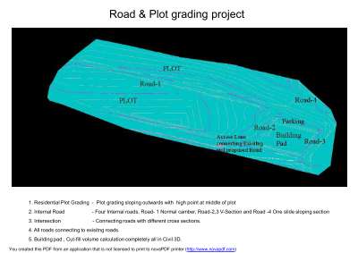 Civil 3D Design and Modelling - Sample Work.pdf