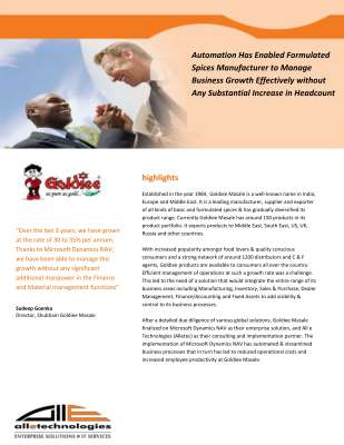 Goldiee Masale- Manufacturer of Formulated Spices.pdf