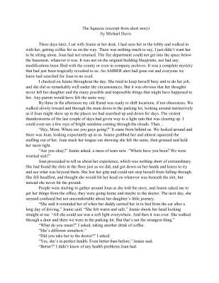 Short Story Excerpt - Michael Davis.pdf