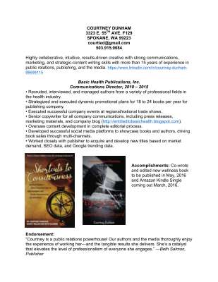 Courtney Dunham resume 2016.pdf