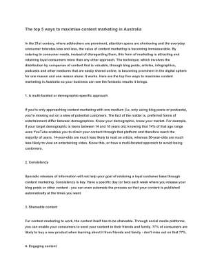 Thetop5waystomaximisecontentmarketinginAustralia.pdf
