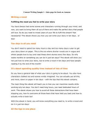 Content Writing Sample  1 - sales page for book on Amazon.pdf