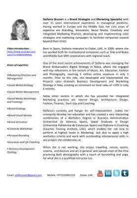 STEFANIA BRUNORI - EXECUTIVE SUMMARY 2016.pdf