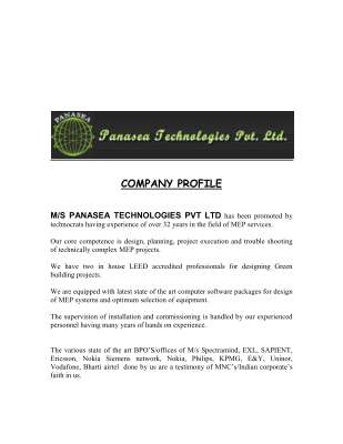 COMPANY PROFILE-PANASEA TECHNOLOGIES - MEP - 05.08.2014.pdf