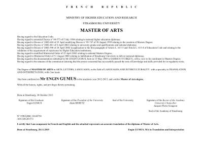 04a - Engin Gumus - Translation Diploma of M.A  in professional translation french-turkish-english.pdf