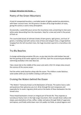 A deeper Attraction into Kerala - synopsis.pdf