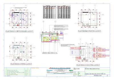 Rev E - AFL-MSL-ME-SPD-0009- Plant room 6 switch borad, plinths,piping and ducting Layout.pdf