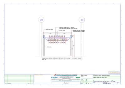 AFL-MSL-ME-DWG-0011- PROPSED PIPING SUPPORT FROM PLANT ROOM 1 TO PLANT ROOM 2 .pdf