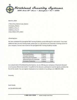 Northumberland Security Systems Letter & Table 1.pdf