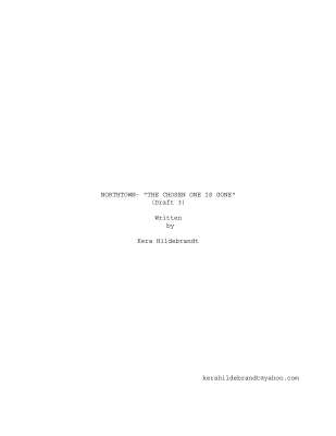 Writing Sample (Kera Hildebrandt)- Chosen One is Gone.pdf