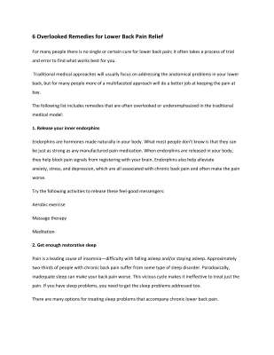 6 Overlooked Remedies to Back Pain.pdf