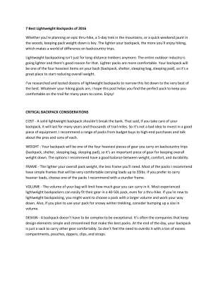 7  Lightweight Backpacks in 2016.pdf