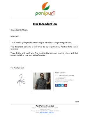 PaniPuri Soft Introduction.pdf