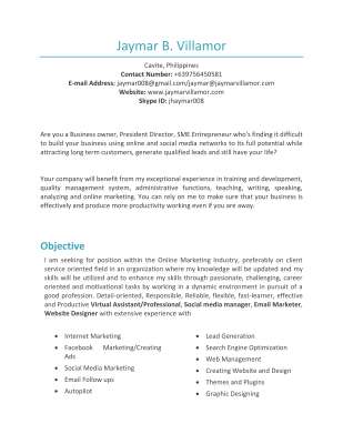 Jaymar Villamor CV 2016.pdf