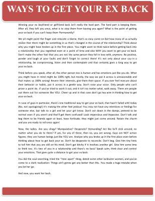 WAYS TO GET YOUR EX BAC1.pdf