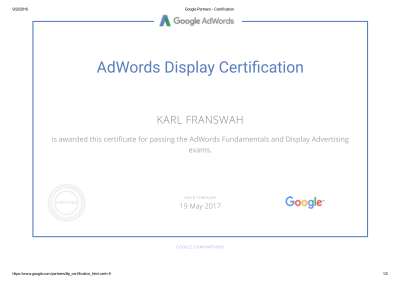 Google Partners - Karl Franswah Display Certification.pdf