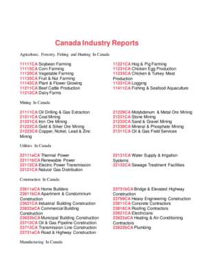 Canadian Industry Reports List.pdf