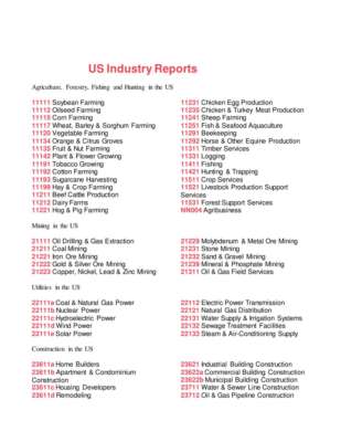 US Specialized and non-Specialized Industry Reports List.pdf