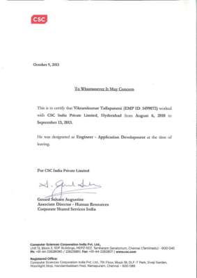 CSC_Experience and Relieving Letter.pdf