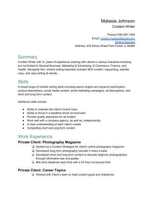 Malasia Johnson Content Writing Resume.pdf