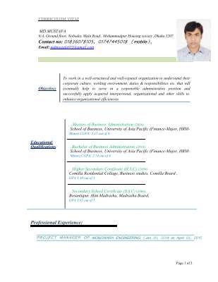 CV Of Md.Mustafa.pdf
