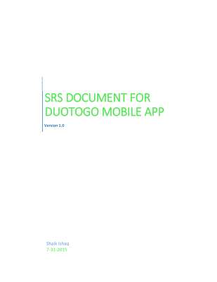 SRS for Mobile APP .pdf