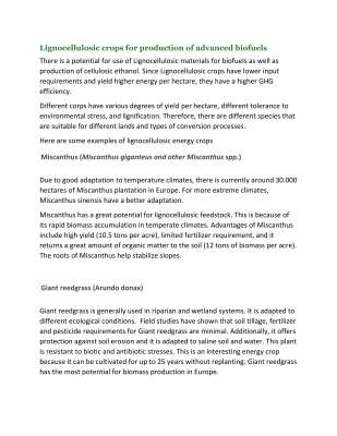 Lignocellulosic crops for production of advanced biofuels.pdf