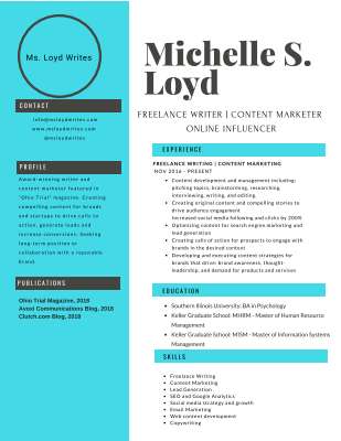 Michelle S. Loyd - Freelance Resume + CV.pdf