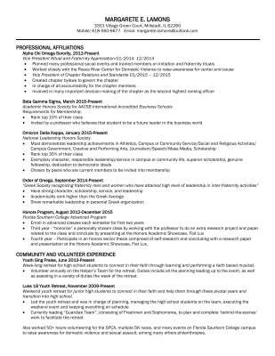 Resume affiliations and References Current.pdf