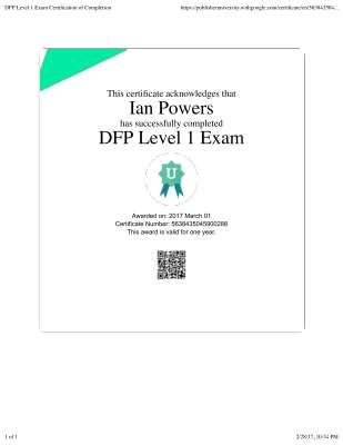 DFP Level 1 Exam Certification of Completion.pdf