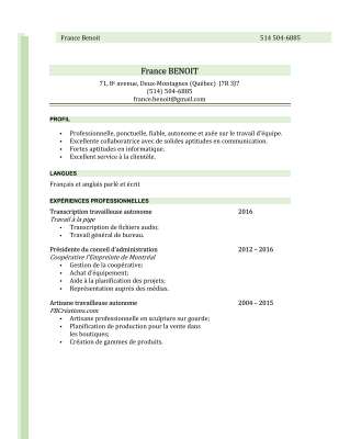 France Benoit Curriculum vitae.pdf