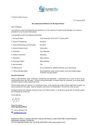 Synectiv Emploment Reference for Aqeel Ahmed.pdf
