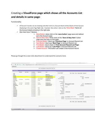 VisualForce page which shows all the Accounts List and details in same page.pdf