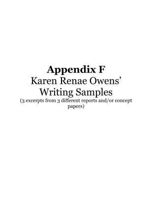 3 Writing Samples - Karen Owens .pdf