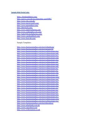 Sample Web Portal Links.pdf