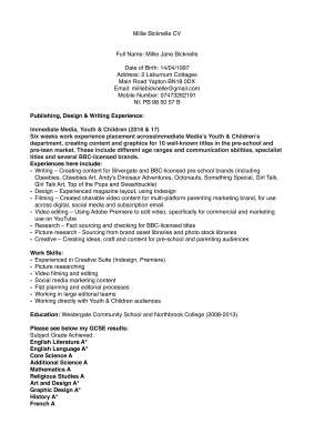 Millie Bicknelle CV May 2017.pdf