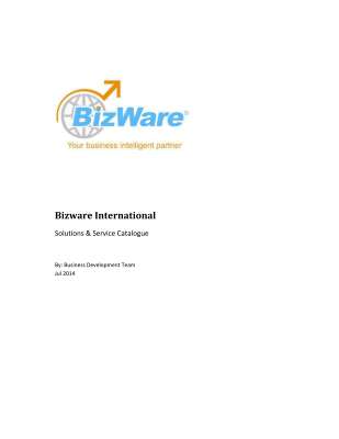 BizWare Solution Catalogue.pdf