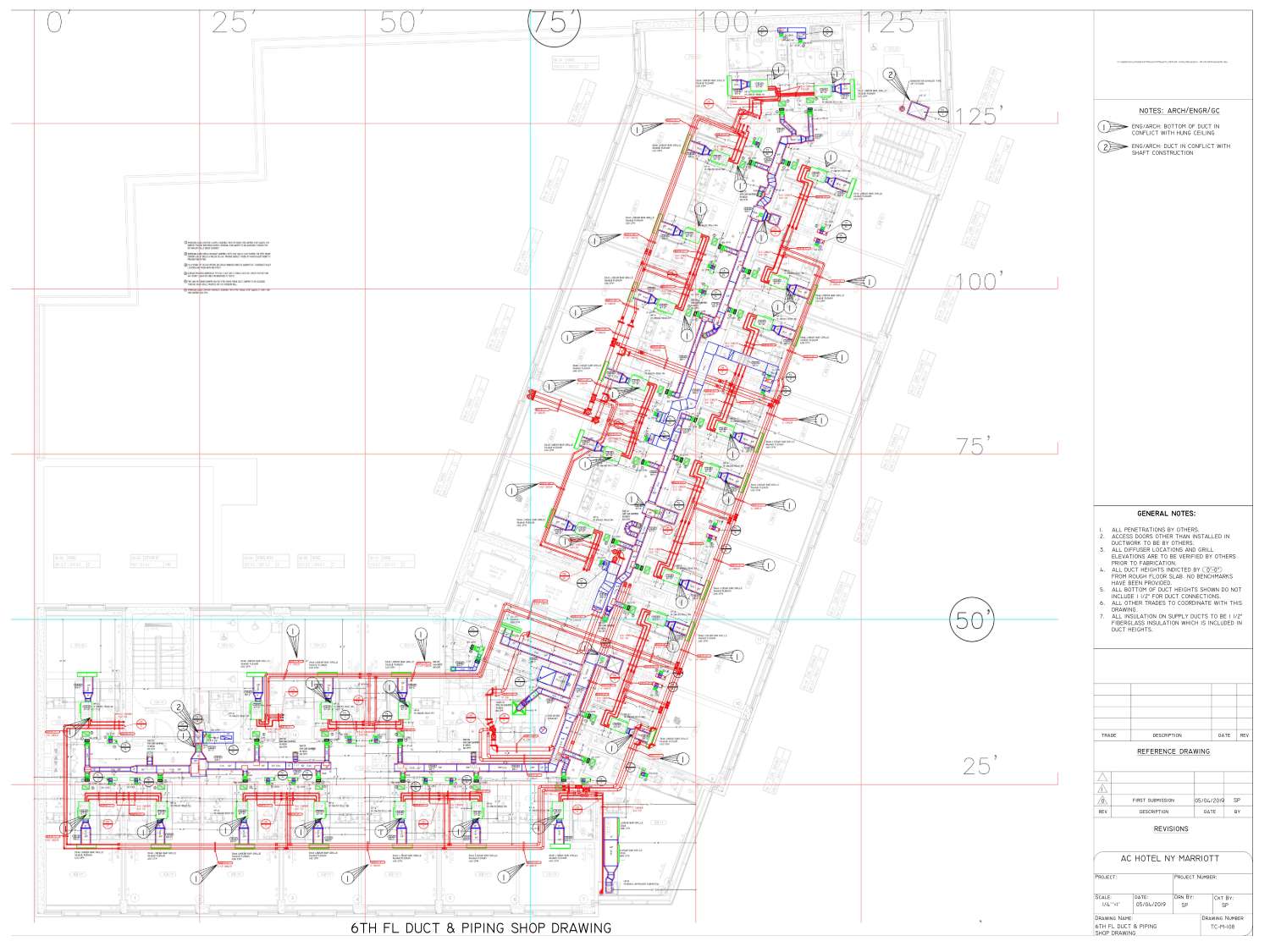 6th Fl Coordination Duct Drawing Rev-00.pdf