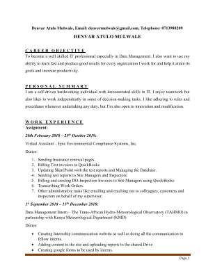 Denvar Mulwale CV.pdf