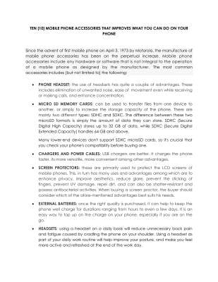 TEN [10] MOBILE PHONE ACCESSORIES THAT IMPROVES WHAT YOU CAN DO ON YOUR PHONE.pdf