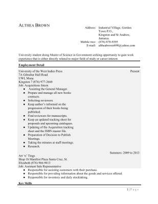 Althea Brown CV.pdf