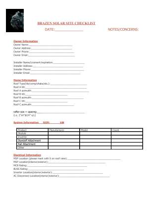 solar site visit checklist.pdf