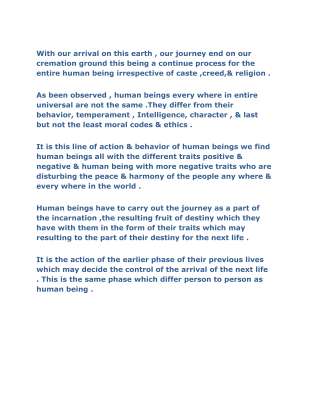 Are human being on Right Path.pdf