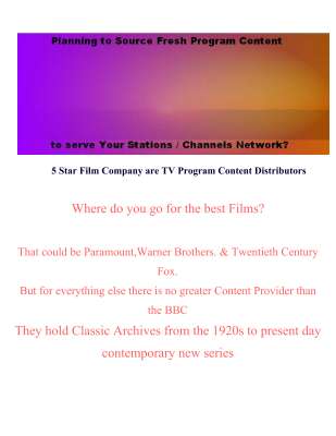 5 Star Film Company are TV Program Content Distributors (1).pdf