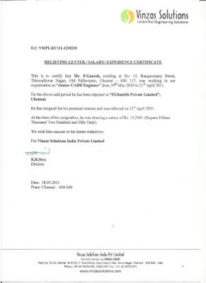 Vinza Solutions Experience certificate.pdf