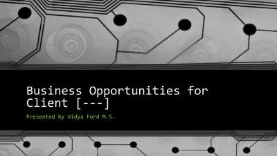 Business Opportunities for Medical Manufacturing Client ---.pdf