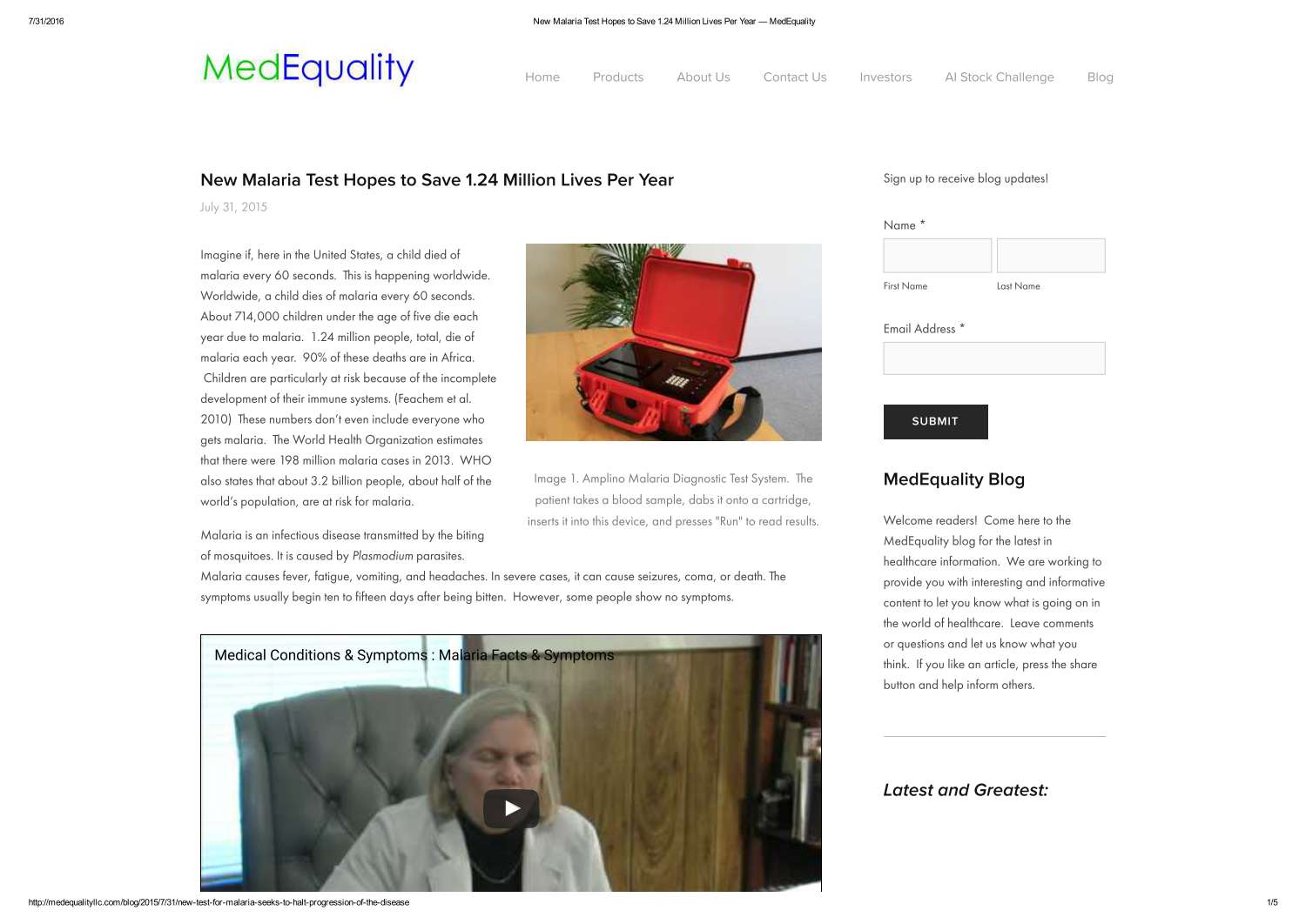 New Malaria Test Hopes to Save 1.24 Million Lives Per Year.1.pdf