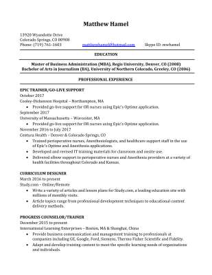 M. Hamel Resume-2017.pdf
