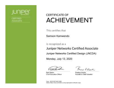 Juniper Networks Certified Design certificate.pdf